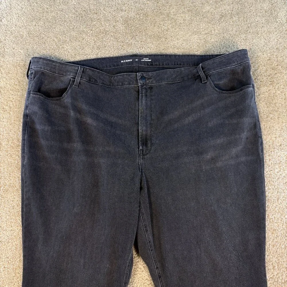 Old Navy Jeans Women's Size 28 Black Wow High Rise Straight Stretch Pants F395